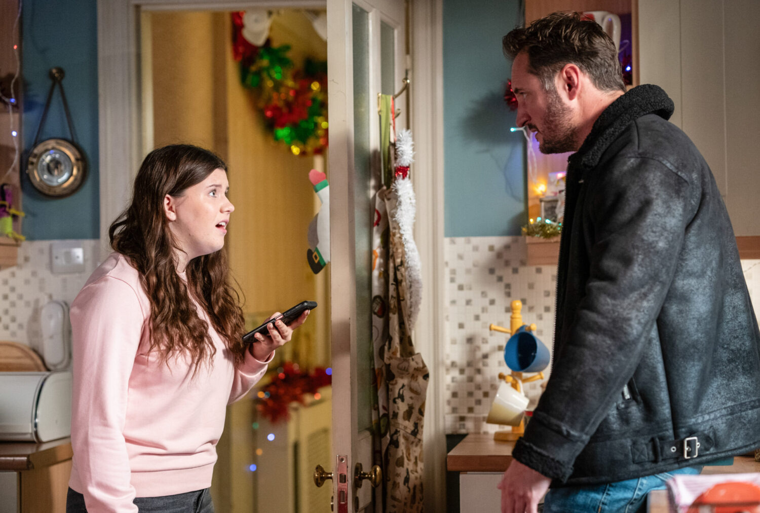 EastEnders' Lily and Martin arguing