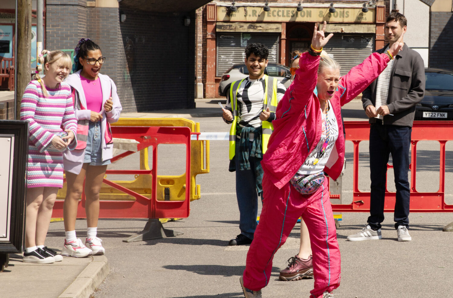 Bernie, Summer, Asha, Aadi, Kit and Bernie are at the memorial rave