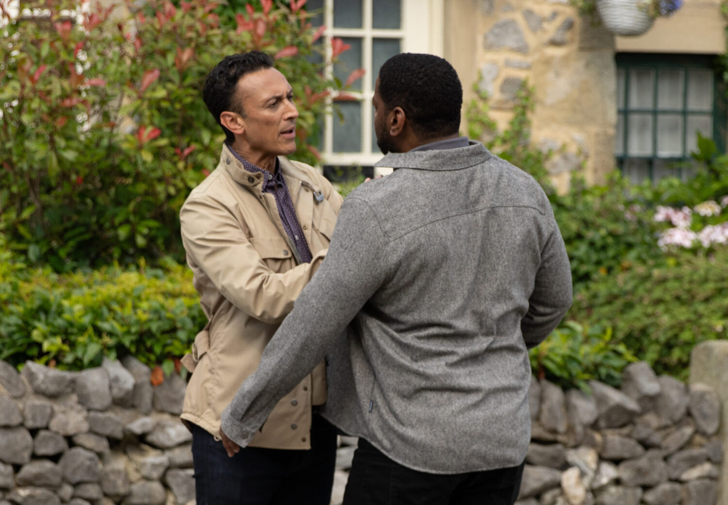 Emmerdale's Jai and Charles are in a confrontation