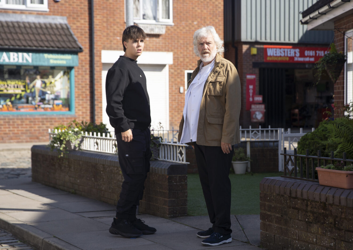 Mason and Stu on the Street