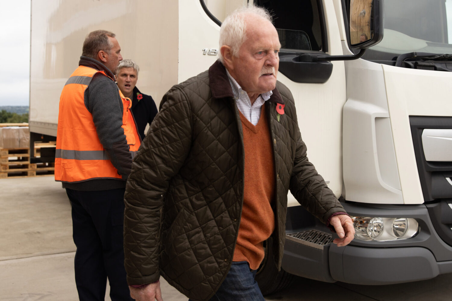 Caleb and Pollard serious in Emmerdale