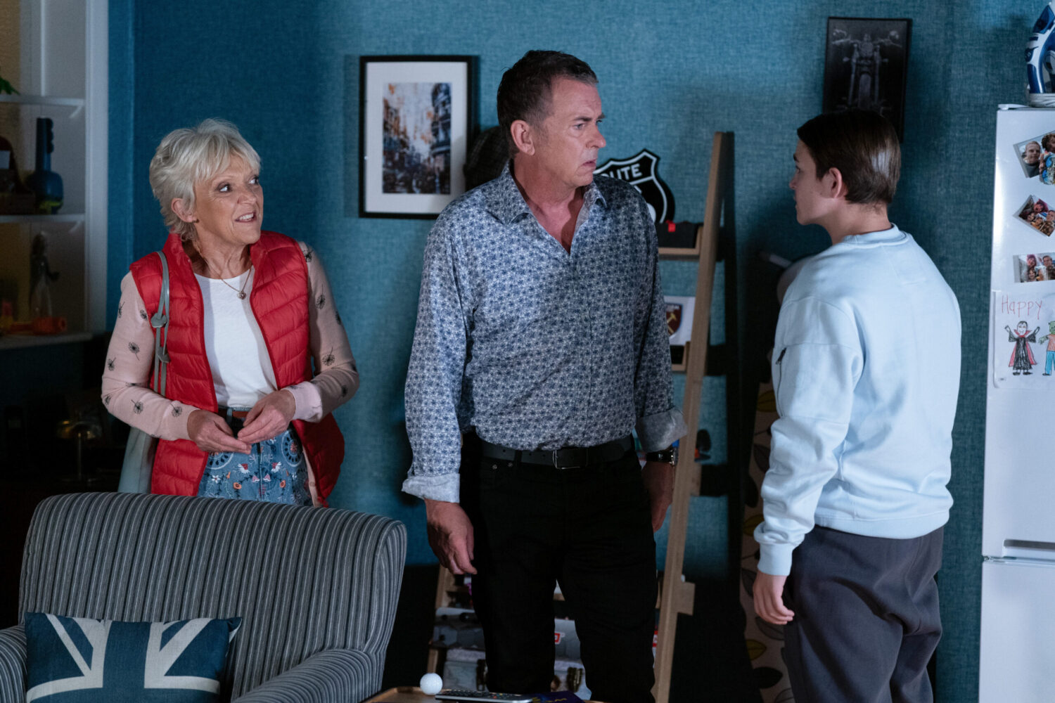 Alfie, Jean and Tommy in EastEnders