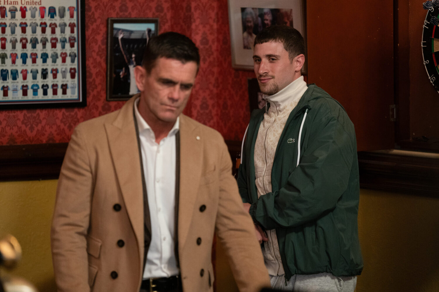 Harry intimidates Jack in EastEnders
