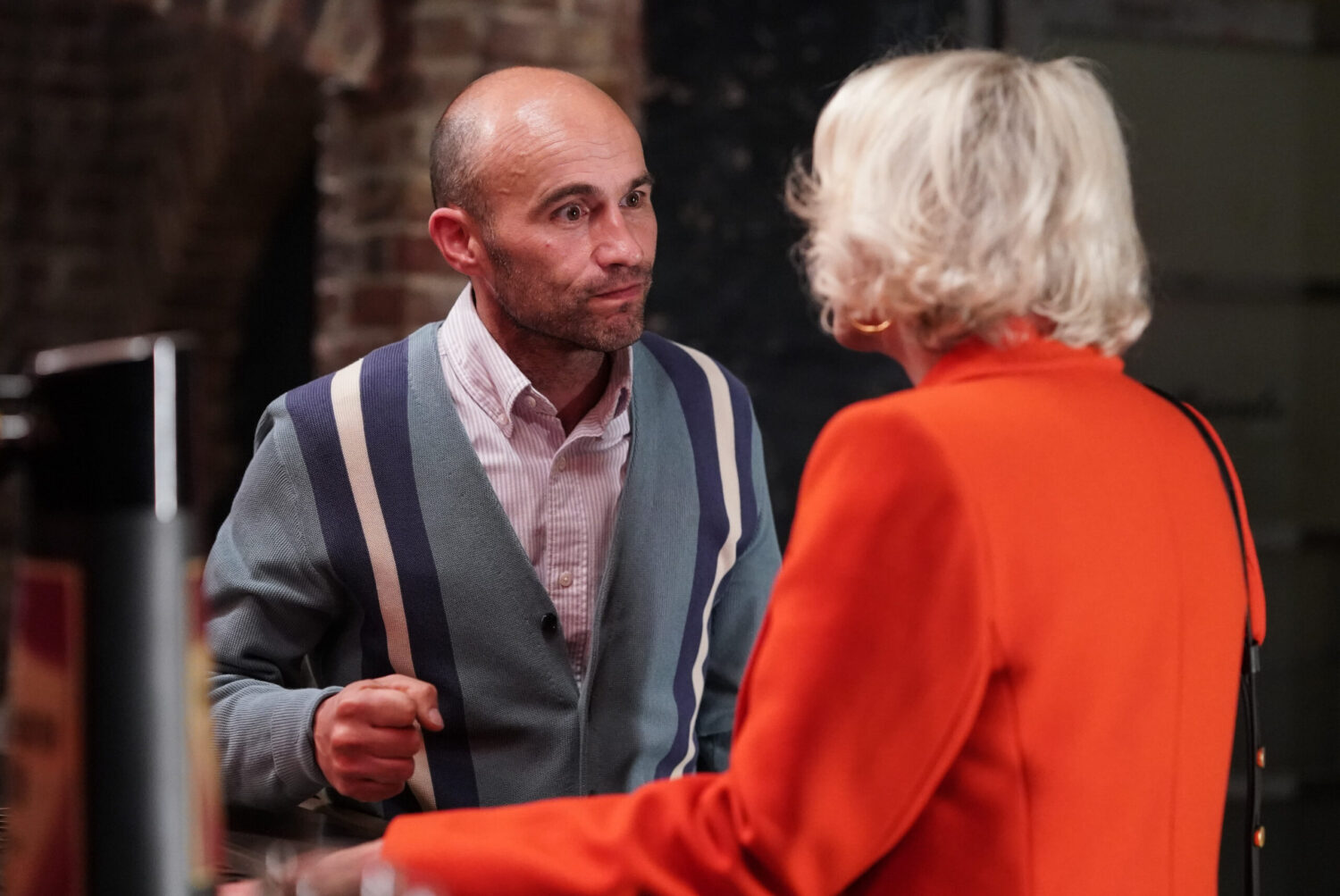 EastEnders' Nicola and Teddy are talking