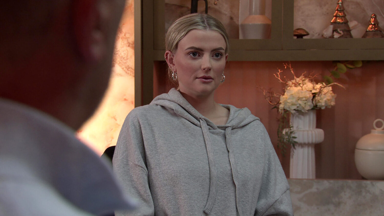 Bethany serious on Coronation Street