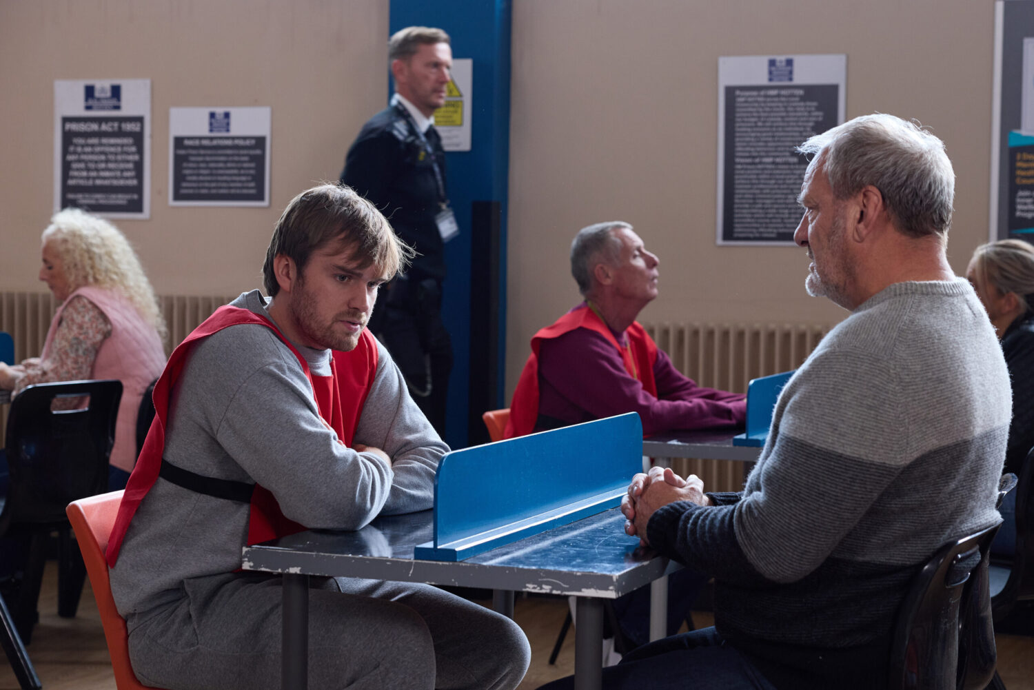 Jimmy visiting Tom in prison