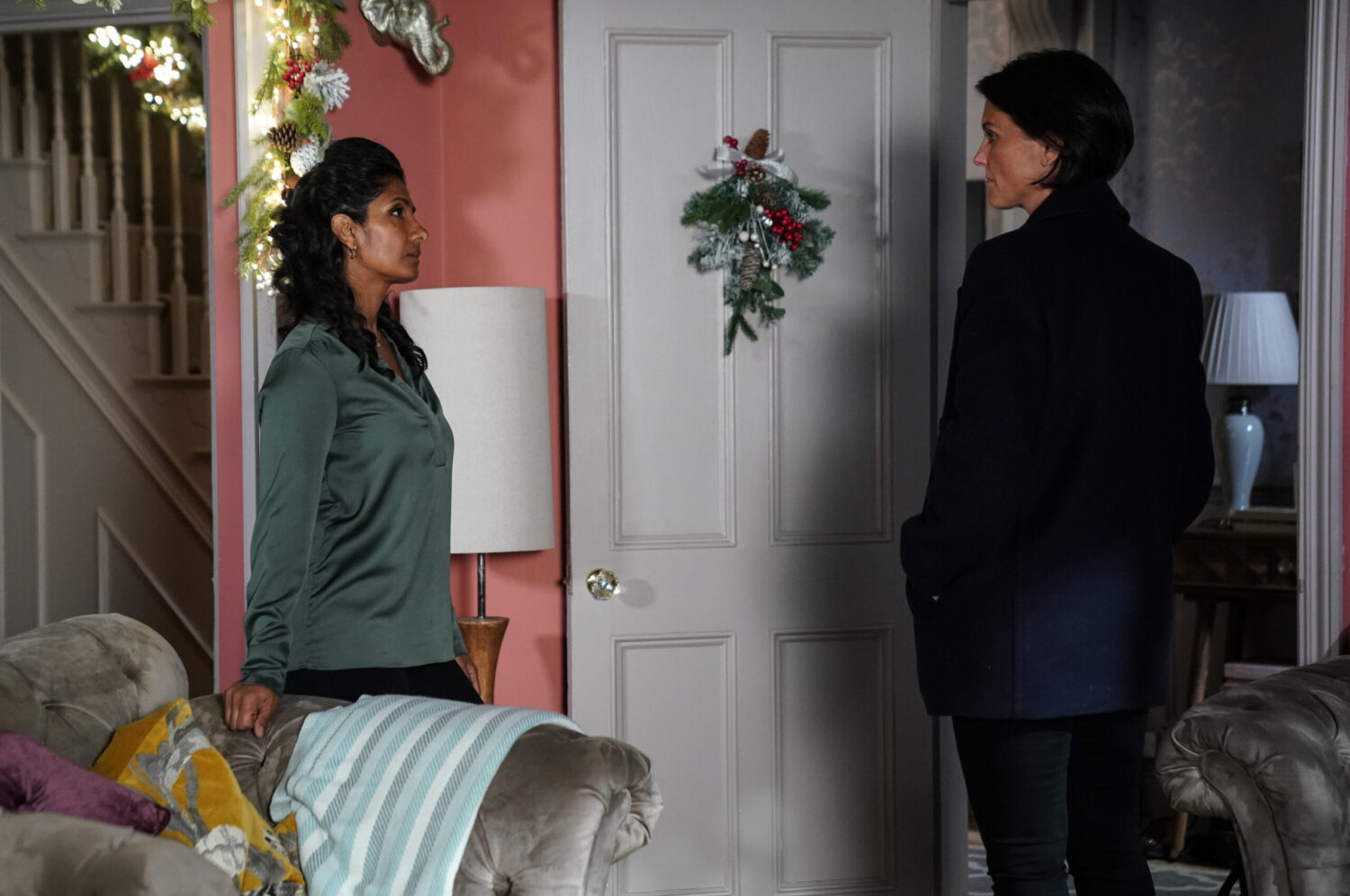 EastEnders' Suki and Eve talking at home