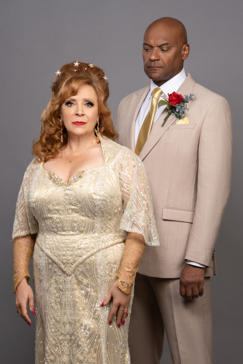 EastEnders' Elaine and George in wedding promo