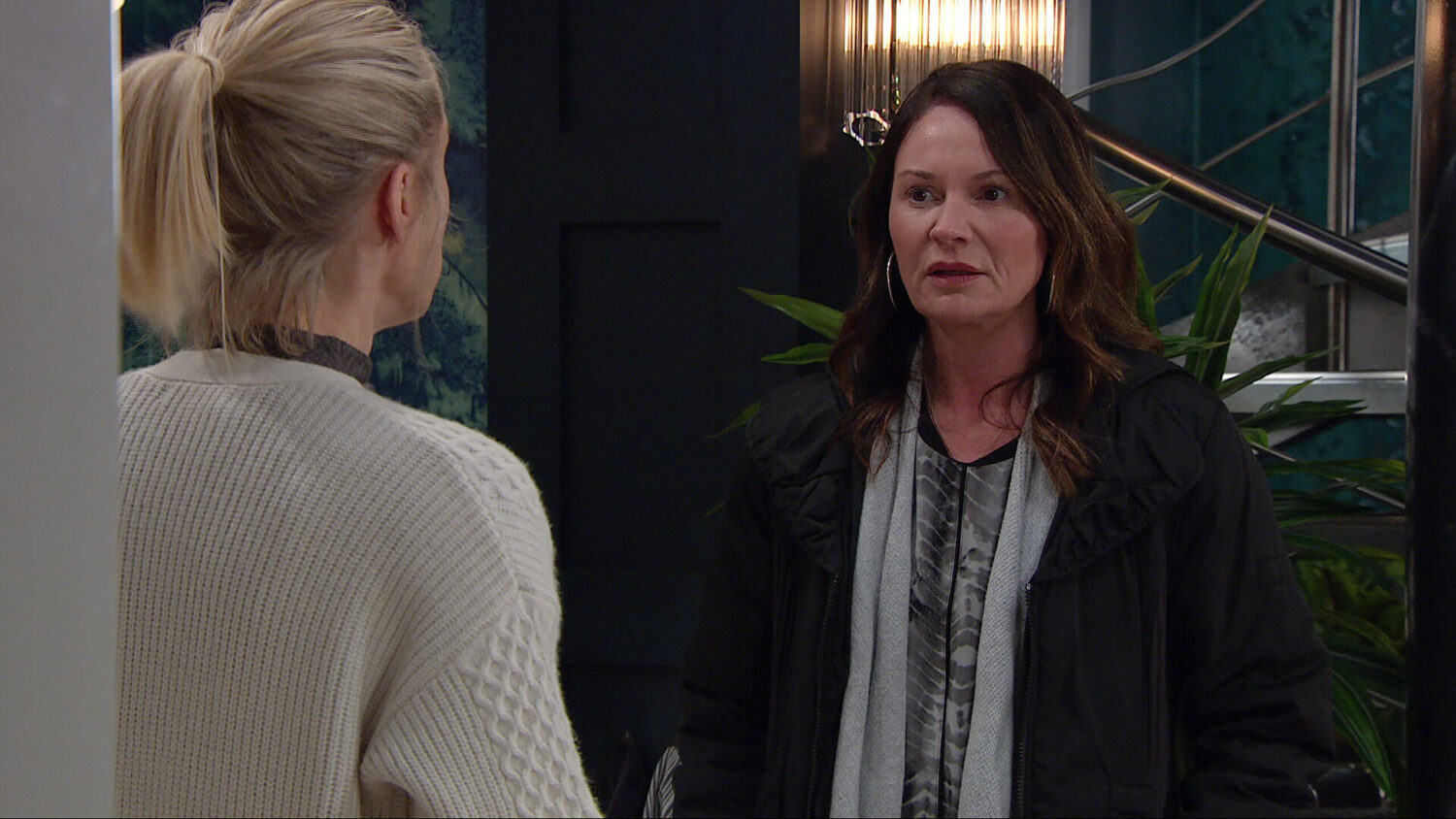 Ruby and Chas talking