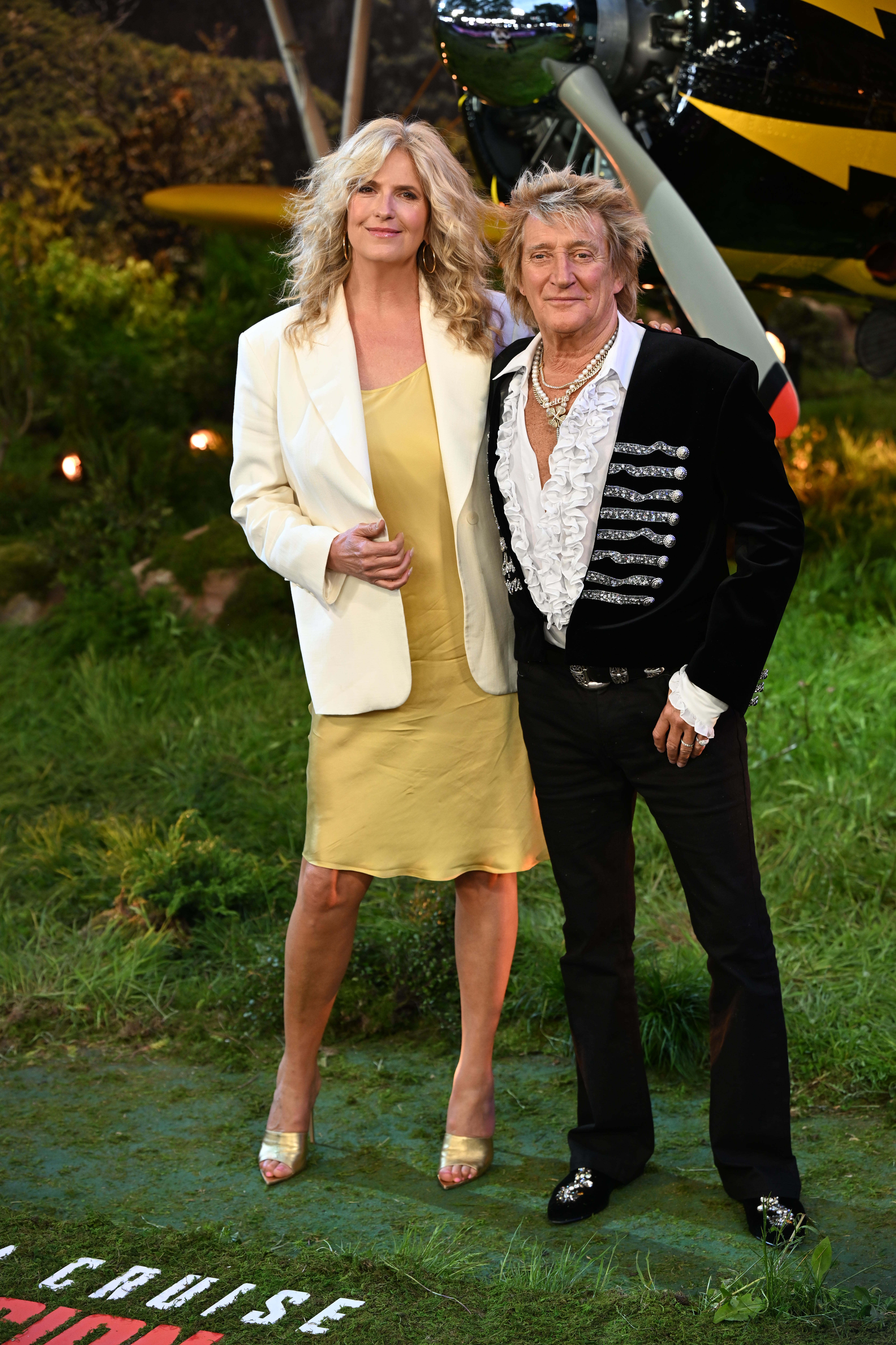 Rod Stewart and Penny Lancaster