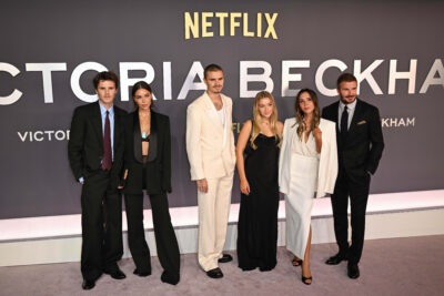 Beckhams family on the red carpet