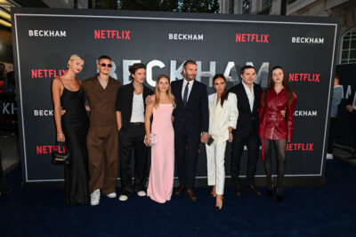 The Beckham family with Brooklyn and Nicola