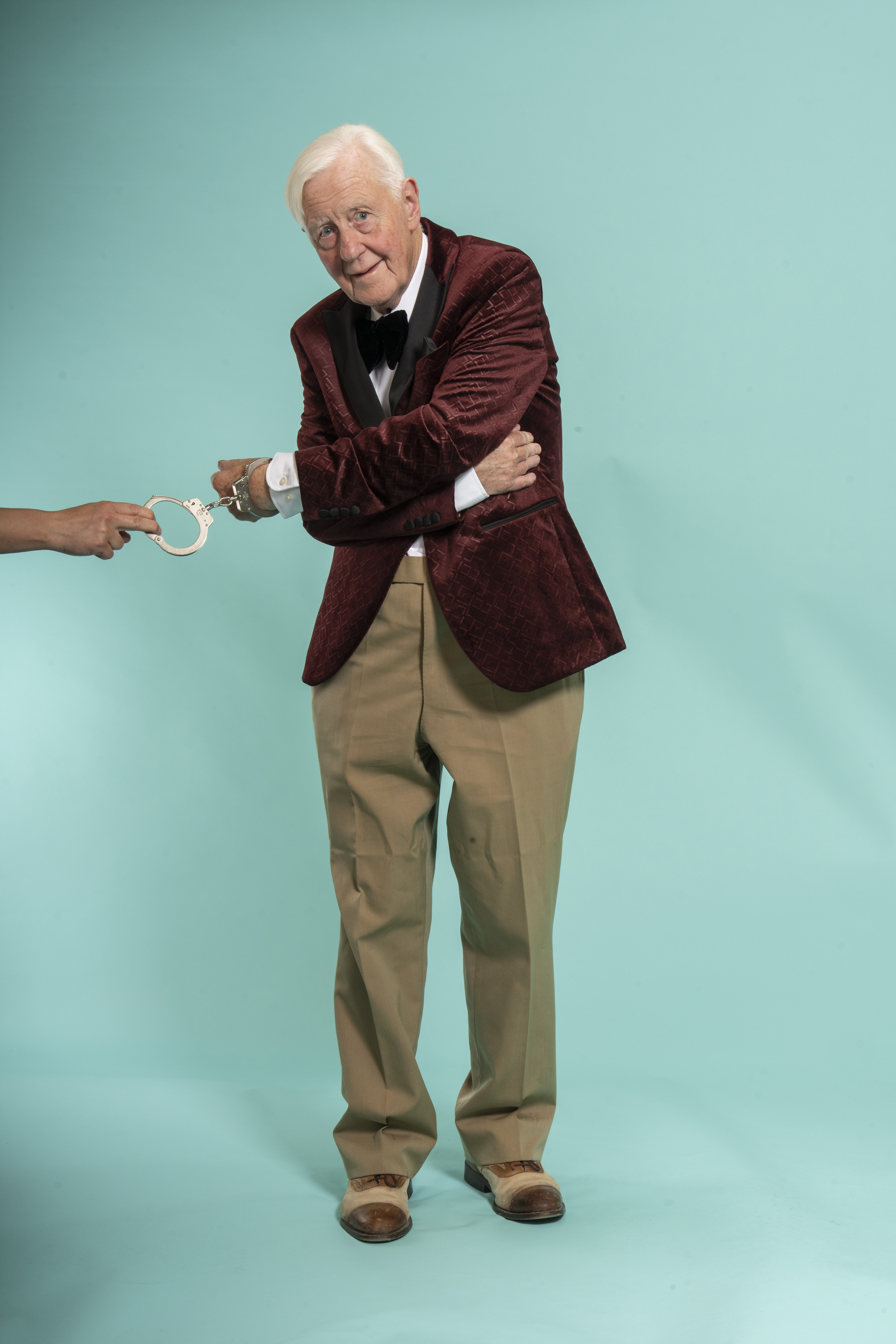 Sir Benjamin Slade on Handcuffed